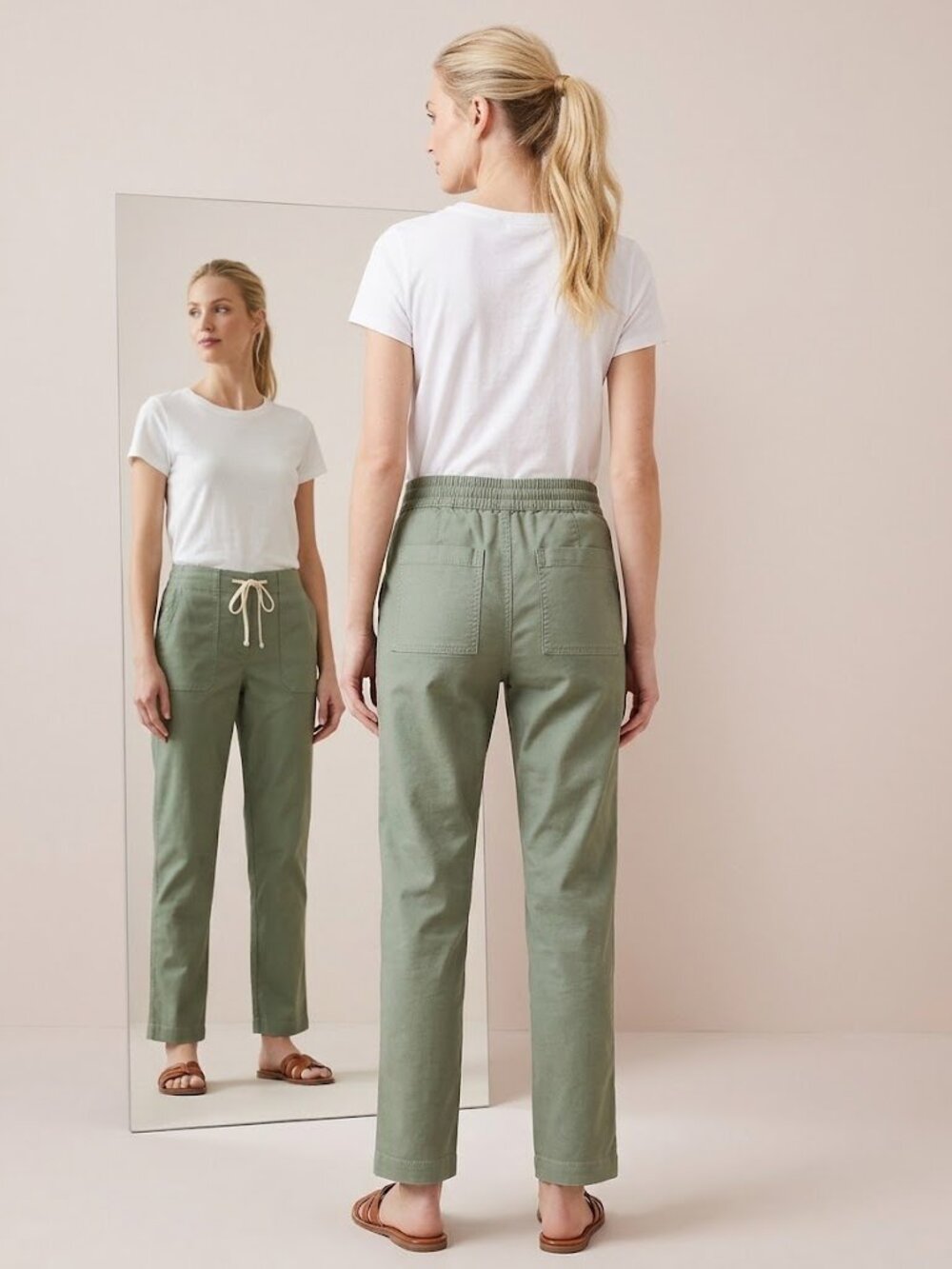 Loft Utility Ankle Pants in Twill 0 - Picture 2 of 16